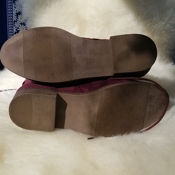 Dark Raspberry Booties - Picture 4 of 6